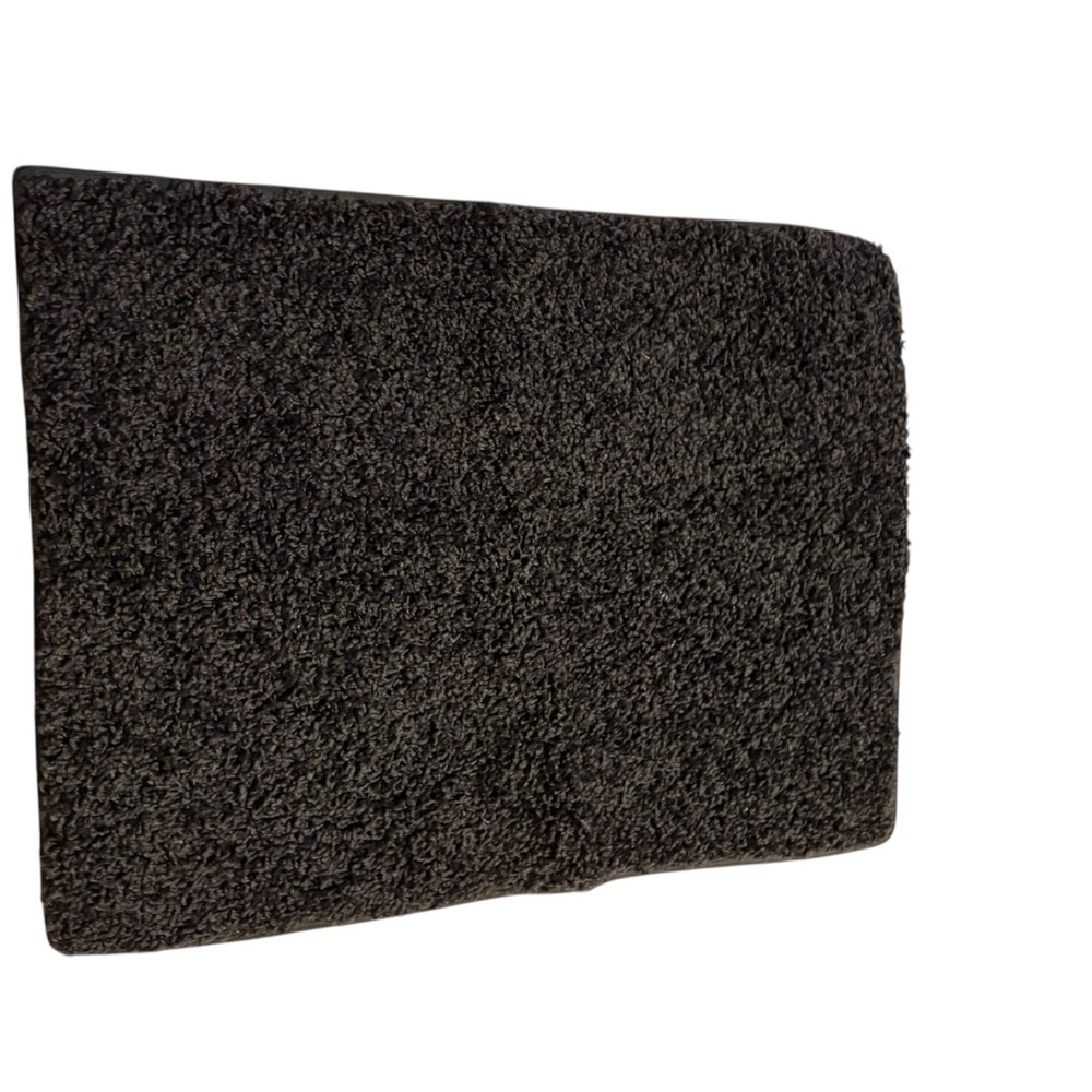 Plush Black Bath Mat